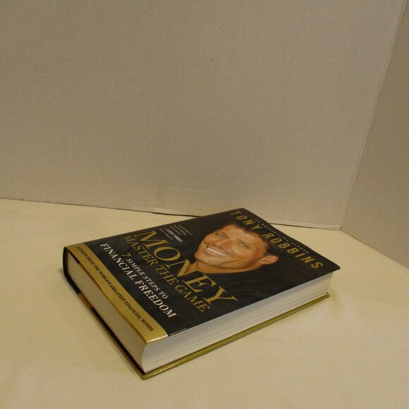 Tony Robbins Money Master The Game Medium Black White Red Financial Book - Picture 4 of 6